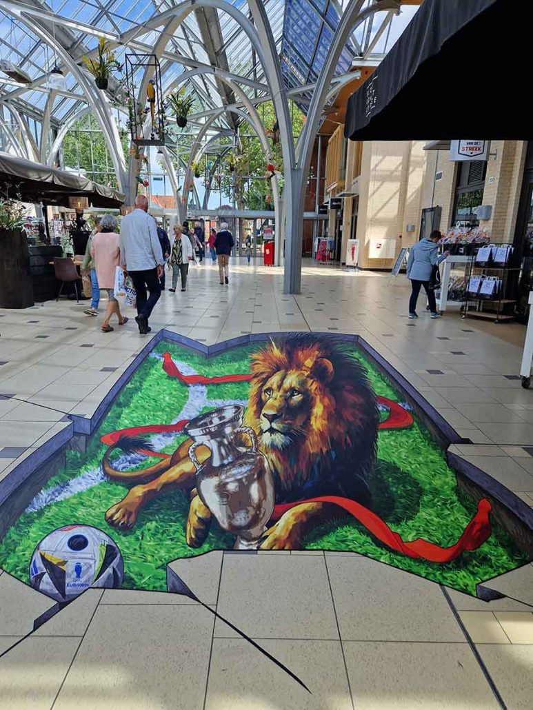 3d-streetpainting-remko-van-schaik-3d-street-art-winkelcentrum-streekhof-ek-2024-lion-leeuw