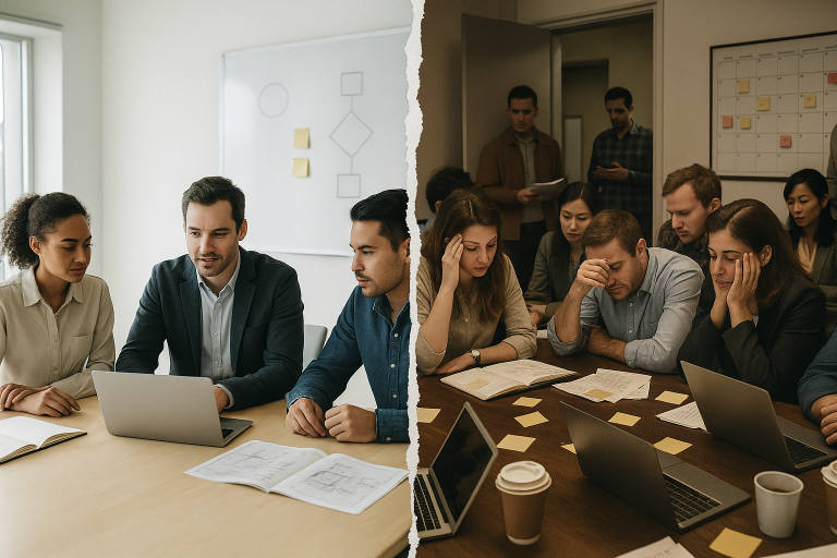 When collaboration becomes the bottleneck