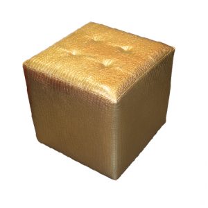 Gold Ottoman for Rent