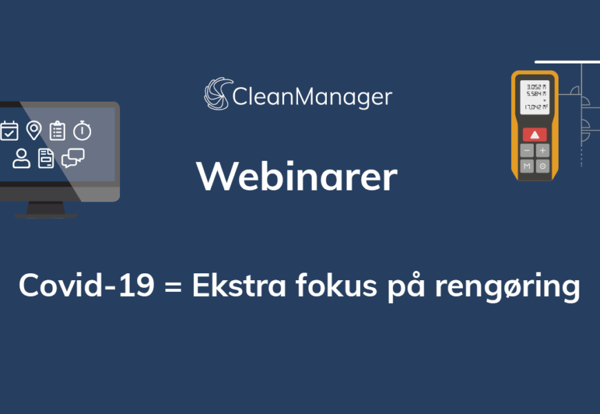 CleanManager afholder webinarer i Corona-tiderne