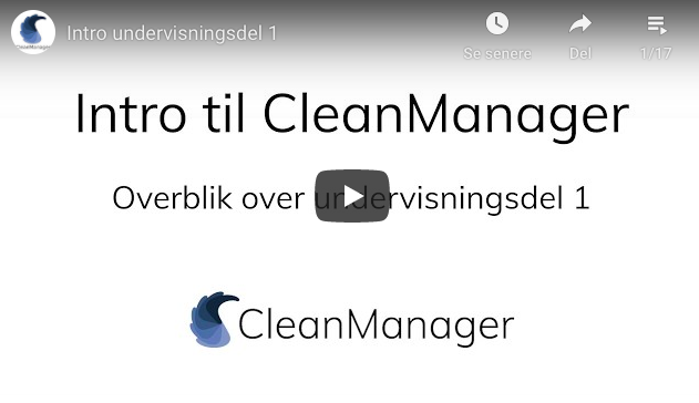 Webinarer er løsningen for CleanManager i Corona-tiden