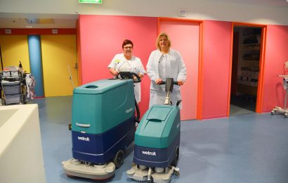 Effektive gulvmaskiner skal holde rent på nyt Herlev Hospital