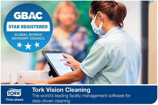 Datadrevet rengøring giver Tork Vision Cleaning fornem anerkendelse