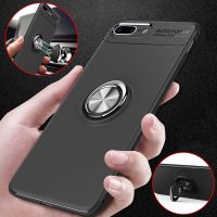 IPHONE MAGNETISK RING MOUNT COVER - SORT