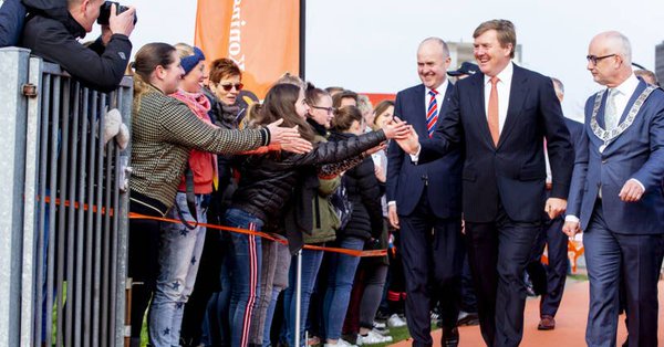 De Koning op koningsdag