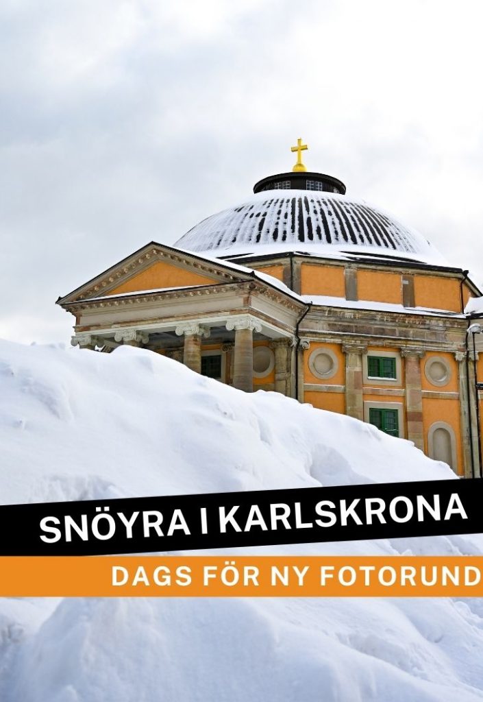 Snöyra i Karlskrona