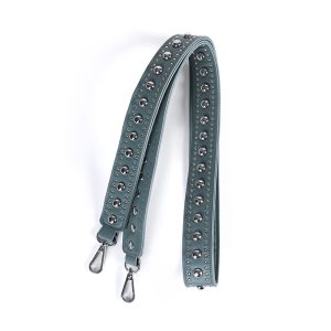 Shoulder strap studs blue green