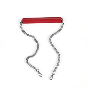 Shoulder strap chain wine red