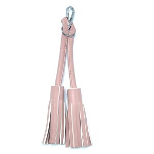 Bag charm tassel pink