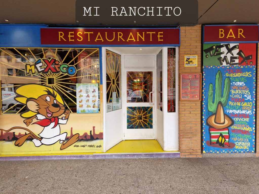 entrada de restaurante mexicano 