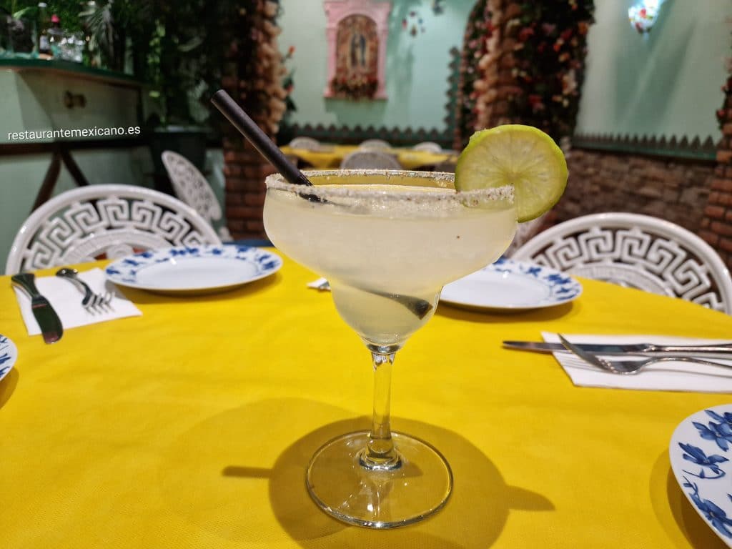 Margarita del restaurante el Zócalo 