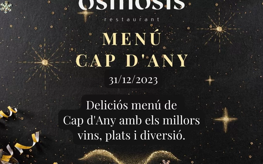 Celebra el Cap d’Any a Barcelona amb una Experiència Gastronòmica Inoblidable a Osmosis