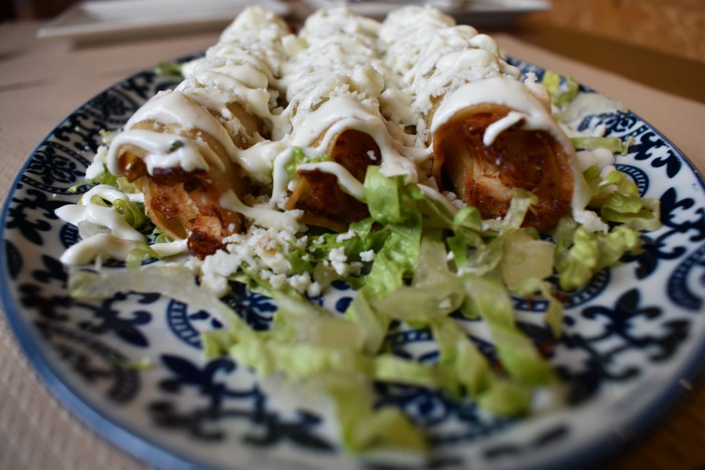 Flautas Tacos mexicanos
