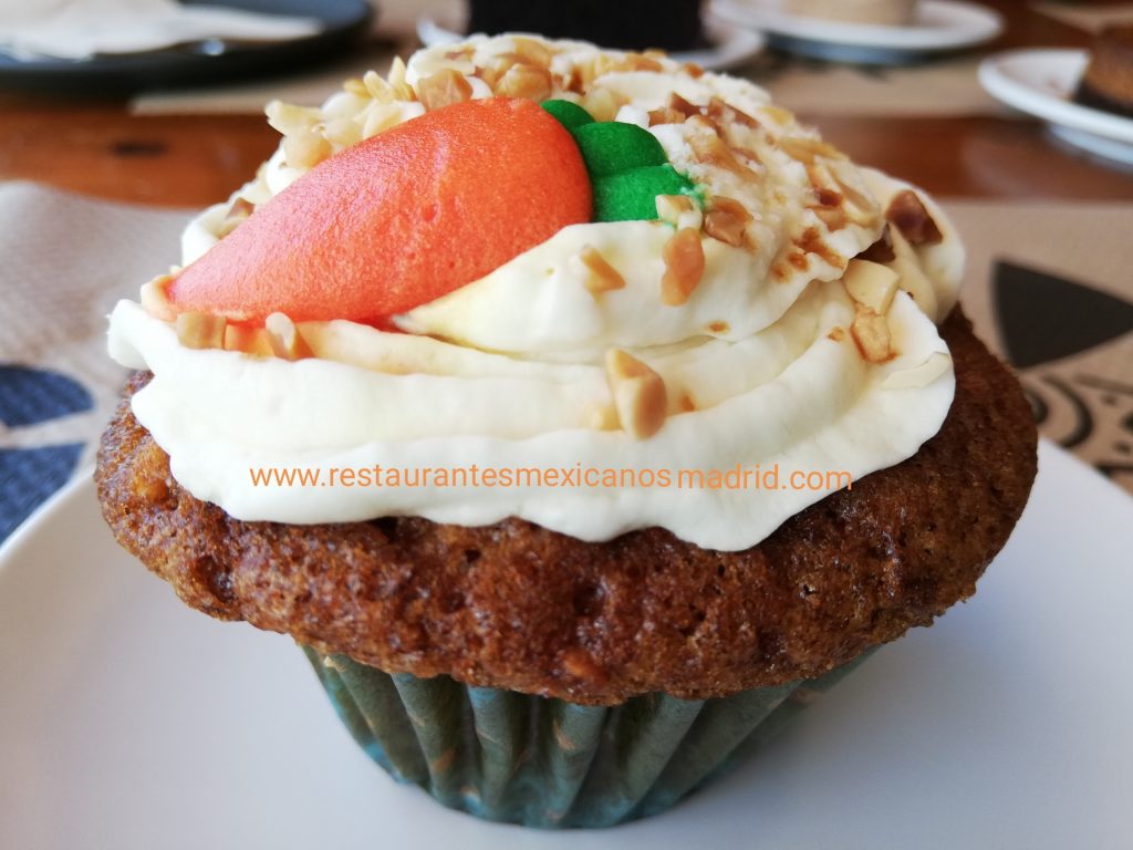 Postre de Zanahoria en restaurantes mexicanos Madrid