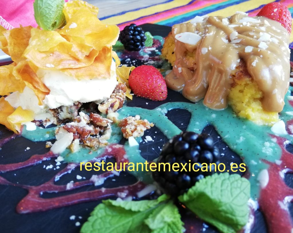 Restaurante mexicano en Madrid, Pastel de maíz 
