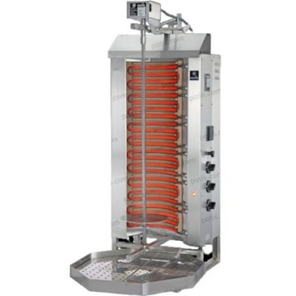 Kebabgrill elektrisk | 44x50x102,5 cm +10cm motor | 400 V-3fas 32A | 9 kW | POTIS E3 | 088395