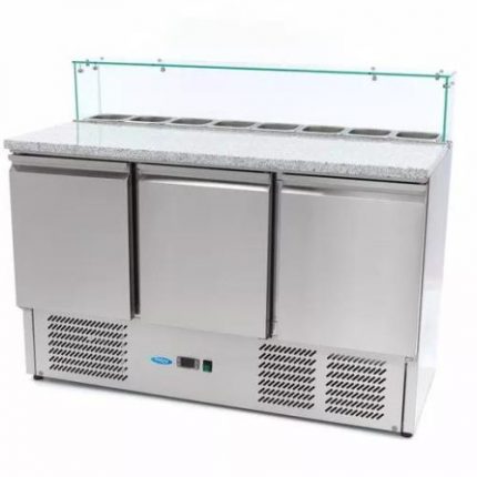 Pizzabenk | Kjølebenk | 400liter | B1365xD700xH1100mm | Maxima | MAXKBF | 09400208 | 091813