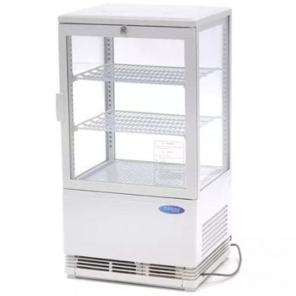 Kakedisk | Kjølekabinett | Kjøledisplay | 58L Hvit | B428xD386xH810mm | Maxima | MAXACB | 09400800 | 105948