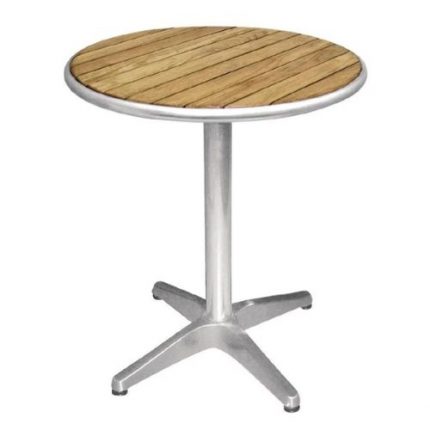 Rundt bord med plate av ask 60cm | 72(h) x 60(Ø)cm | BOLERO U428 | HGXWW | 109330