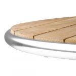Rundt bord med plate av ask 80cm | 72(h) x 80(Ø)cm | BOLERO U429 | HGXWFA | 109339
