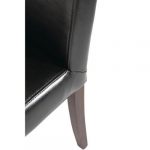 Stol i kunstskinn svart | 2 stk | Sittehøyde 48 cm | 405x500x940(h) mm | BOLERO GF954 | HOXEE | 109512