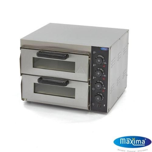 Kompakt Pizzaovn 2x40cm - 230v - Maxima 09362155
