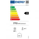 Fryseboks | glass skyvedører | 331 liter | B1094xD694xH867mm | SARO Germany | SARDKF | 481-1000 | 124810