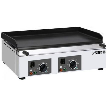 Elektrisk flatgrill | 2 x 230 V - 50 Hz | 2 x 2,25 kW | B600XD460XH250mm | SARO Germany | SARWDC | 458-1040 | 133368