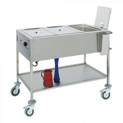 Bain marie vogn | GN3/1x1-200mm | 1500W | B1160xD670xH860mm | EMGA | EMXB0H | 710053