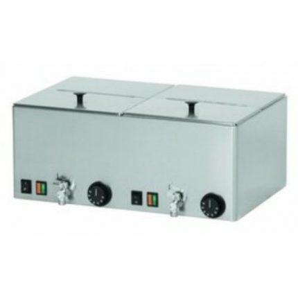 Pølsekoker | Pølsevarmer | 230V-50Hz-2X1 kW | B535xD370xH240mm | HORECA | 151752