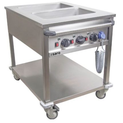 Bain Marie vogn | BT-2 | 2x 1/1 GN | 2 kW/t | B900xD700xH850mm | SARO Germany | SARAAW | 126-1500 | 152460