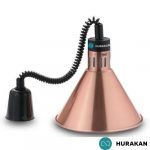 Varmelampe | matvarmer | 250W | B275xD275xH600mm | HURAKAN | HKN-DL800 BRONSE | 163937