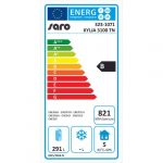 Kjølebenk 3 dører | 465L | | 1/1 GN | +2°C/+8°C | B1795xD700xH890/950mm | SARO Germany | SARED0A | 323-1071 | 162511