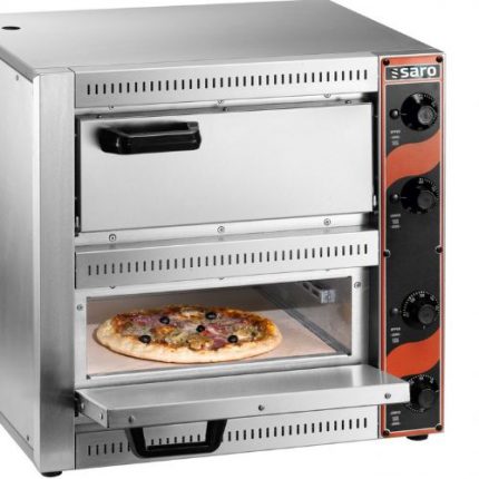 Pizzaovn Bord modell PALERMO 2 | 230V- 5 kW | B530xD430xH520mm | SARO Germany | SAREKE | 366-1035 | 198704