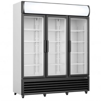 Kjøleskap med glassdør | 1065L | Hjul | B1600xD610xH1973mm | Saro Germany | SARWA0B | 453-1019 | 195945
