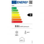 Fryseboks | glass skyvedører | 205 liter | B764xD694xH867mm | SARO Germany | SARDWE | 481-1025 | 198677