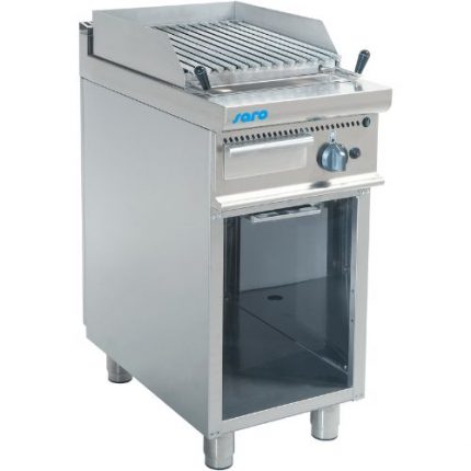 Gass lava stein grill med skap | 8kW/t | B400xD700xH850mm | SARO Germany | SARHECA | 423-1270 | 196109