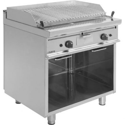 Gass lava stein grill med skap | 16kW/t | B800xD700xH850mm | SARO Germany | SARBFWA | 423-1275 | 196115