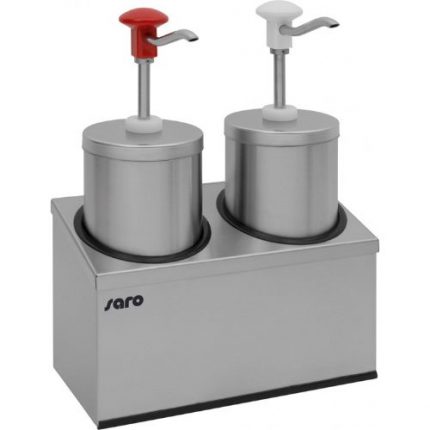 Ketchup, saus dispenser | 2x 2,25 liter | B290xD145xH355mm | Saro Germany | SARAHB | 421-1015 | 196733