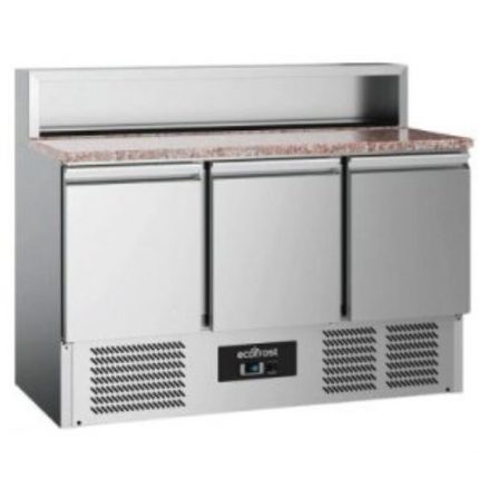 Pizza arbeidsbenk | 402liter | 1/1 GN | Over 7x 1/6 GN | B1365xD700xH1075mm | ECOFROST | HGXDWH | ECO-7950.5095 | 226428