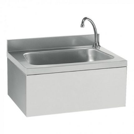Håndvask | svingarm og knebetjent tappekran | vegg montert | Multinox | EMXDKC | 239535