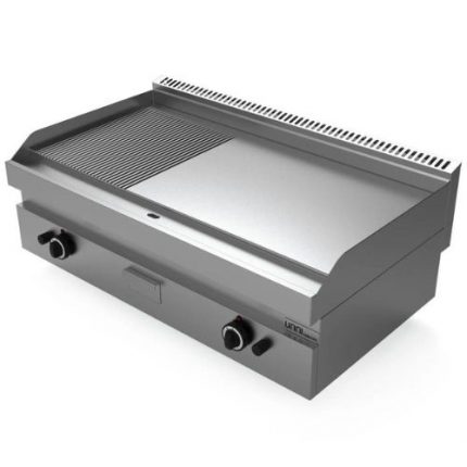 Gassgrill rillet /glat | 17,2kW | Piezo-tenning | B1100xD650xH300/540mm | Unninox | HGXWFCA | UNN-G65GP30B+G | 251839