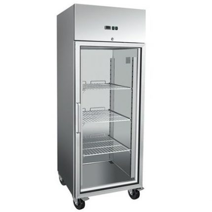 Kjøleskap 1 glassdør rustfri | B740xD830x2010mm | HORECA GN650TNG | 260110