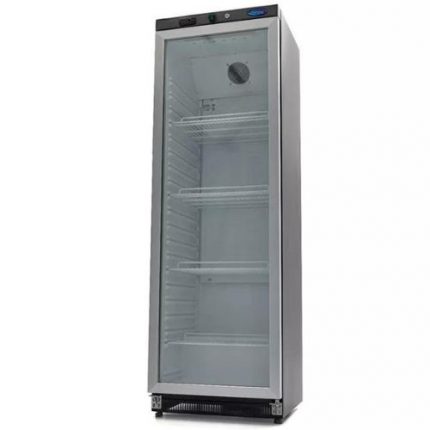 Kjøleskap med glassdør | 400Liter | SVART | B600xD590xH1840mm | Maxima | MAXFAD | 09405020 | 255570