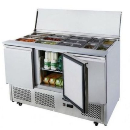 Saladette med 3 dører | B1380xD700xH820mm | ATOSA Germany | ESL 3850 GR | 279033