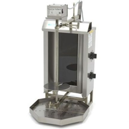 Kebabgrill elektrisk | 2 brennere | 20kg kjøtt | MAXIMA | MAXHFE | 09370260 | 280523