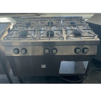 BRUKT | Zanussi Professional (ITALY) Kraftig Gass koketopp med 6 brennere | 344718870 | 279762