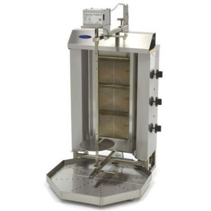 Kebabgrill gass | 3 brenner | 30kg kjøtt | MAXIMA | MAXDHD | 09370225 | 280507