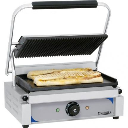 Pressgrill - Paninigrill | rillet-flat | B410XD400XH200mm | Casselin France | 278678