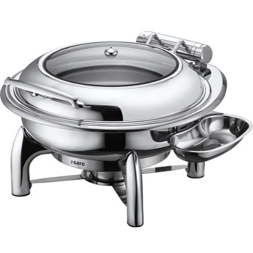 Chafing dish rund | Ø390mm | 6 liter | egnet for induksjon | Saro Germany | SAREKA | 213-1210 | 285957